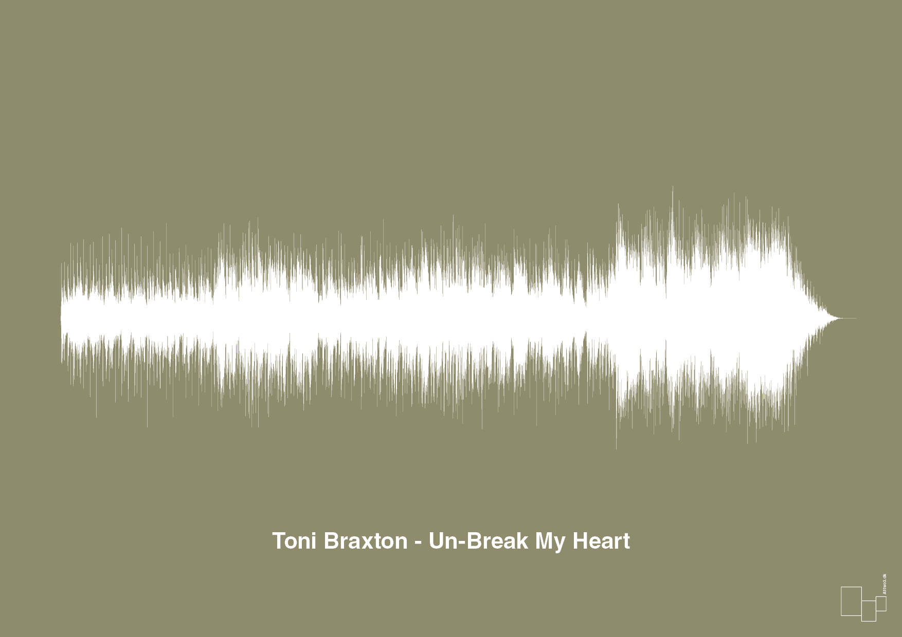 plakat: toni braxton - un-break my heart - misty forrest-Soundwave-A1two3