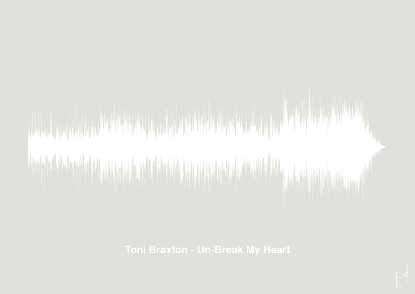 plakat: toni braxton - un-break my heart - painters white-Soundwave-A1two3