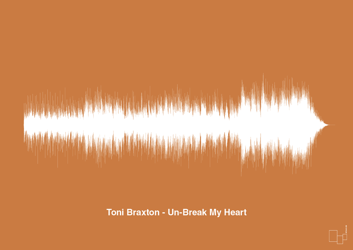 plakat: toni braxton - un-break my heart - rumba orange-Soundwave-A1two3