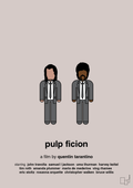 plakat: pulp fiction - broken beige-FIlm-A1two3