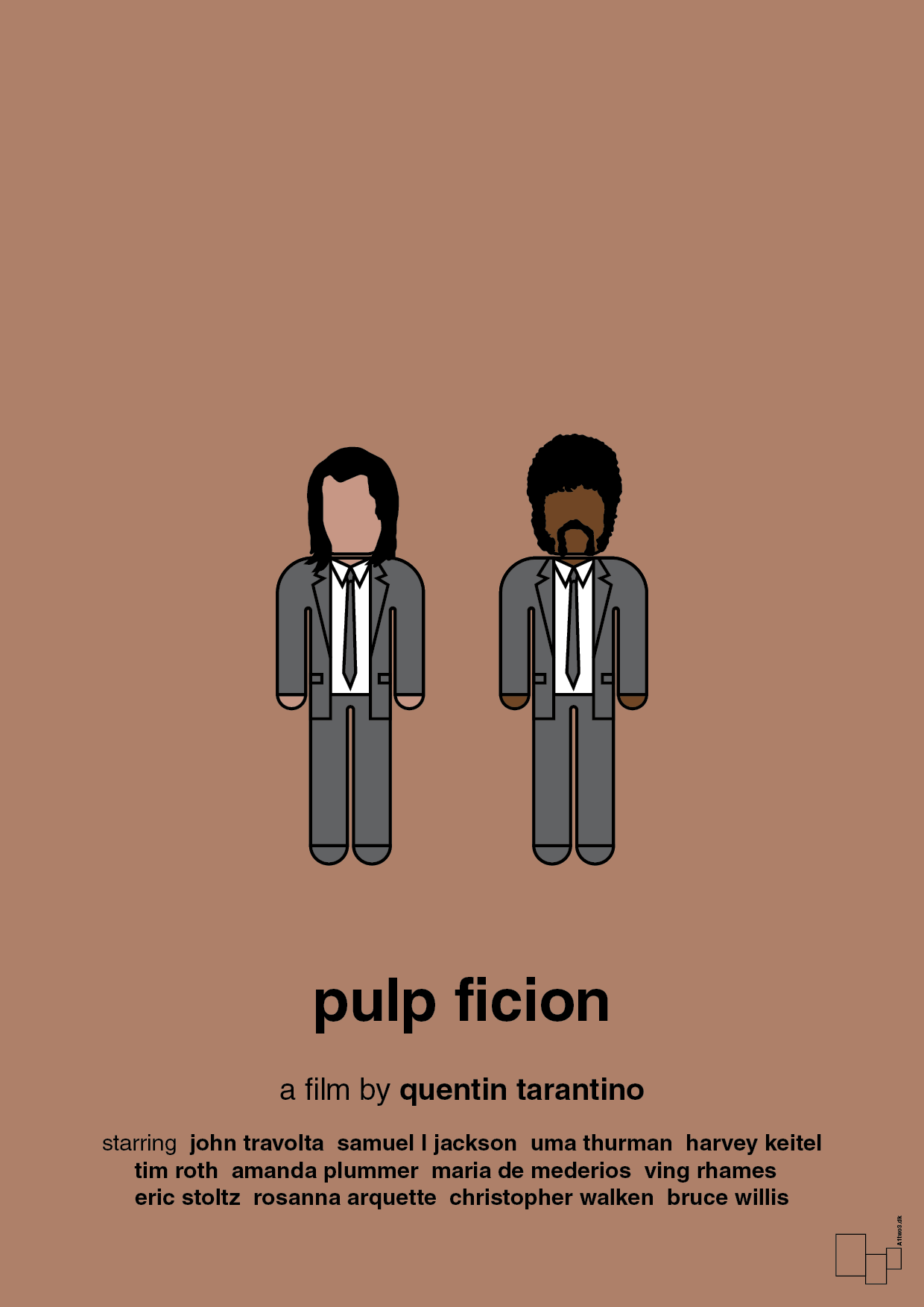 plakat: pulp fiction - cider spice-FIlm-A1two3
