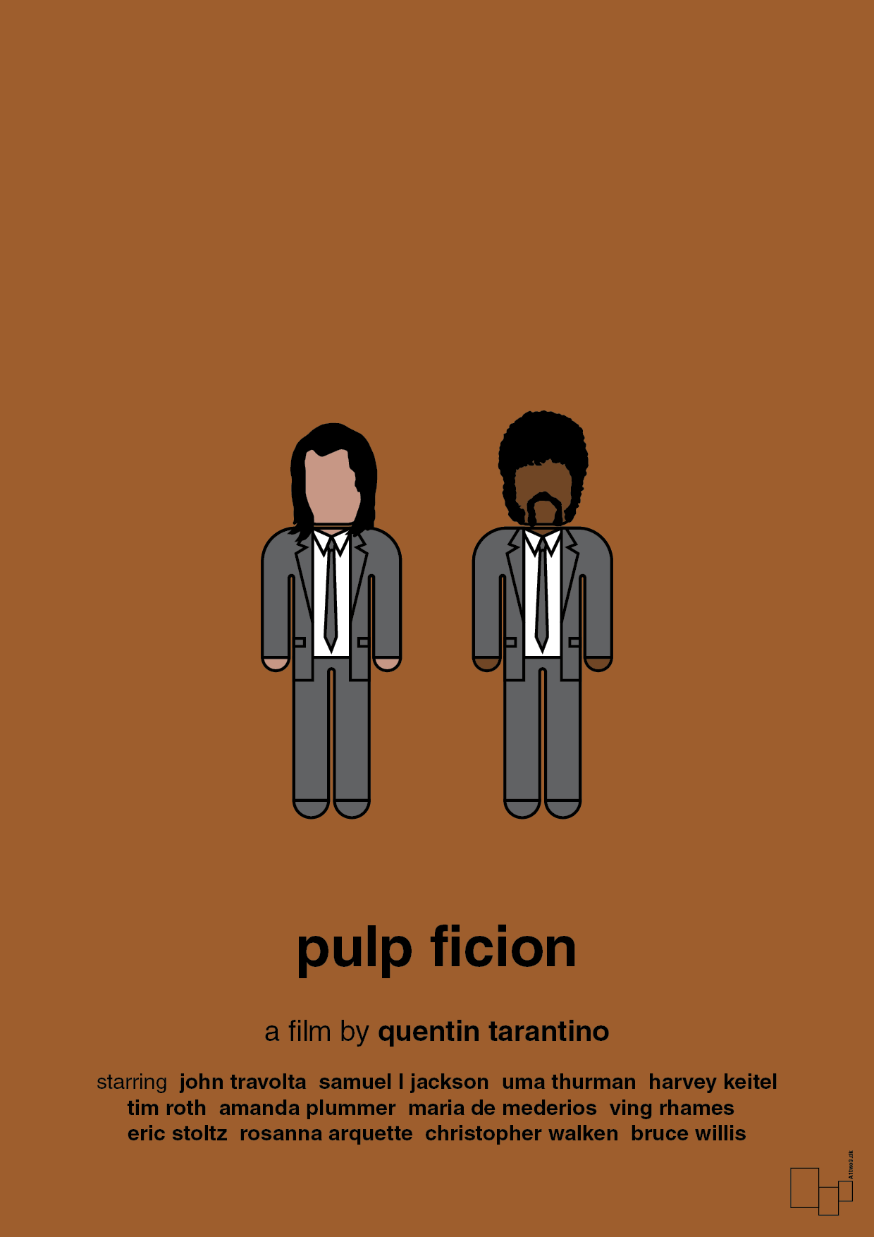 plakat: pulp fiction - cognac-FIlm-A1two3