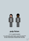 plakat: pulp fiction - light drizzle-FIlm-A1two3