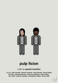 plakat: pulp fiction - painters white-FIlm-A1two3