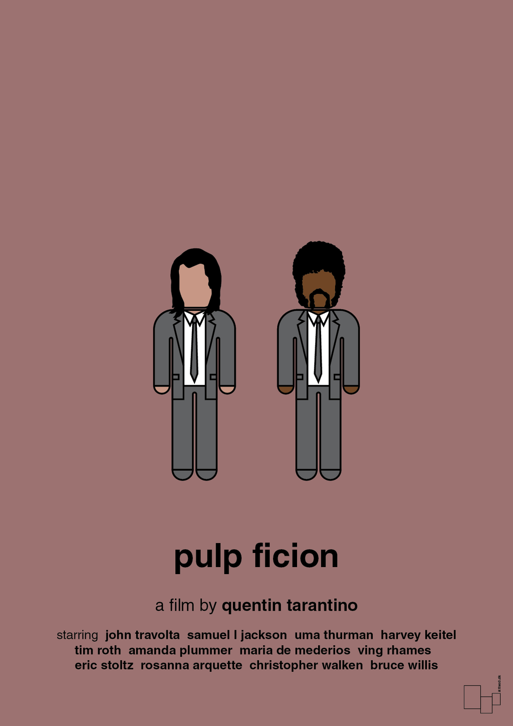 plakat: pulp fiction - plum-FIlm-A1two3