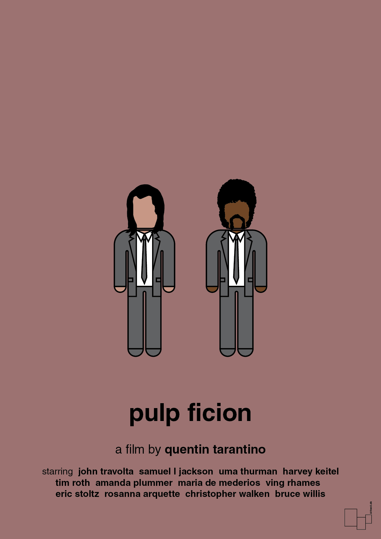 plakat: pulp fiction - plum-FIlm-A1two3
