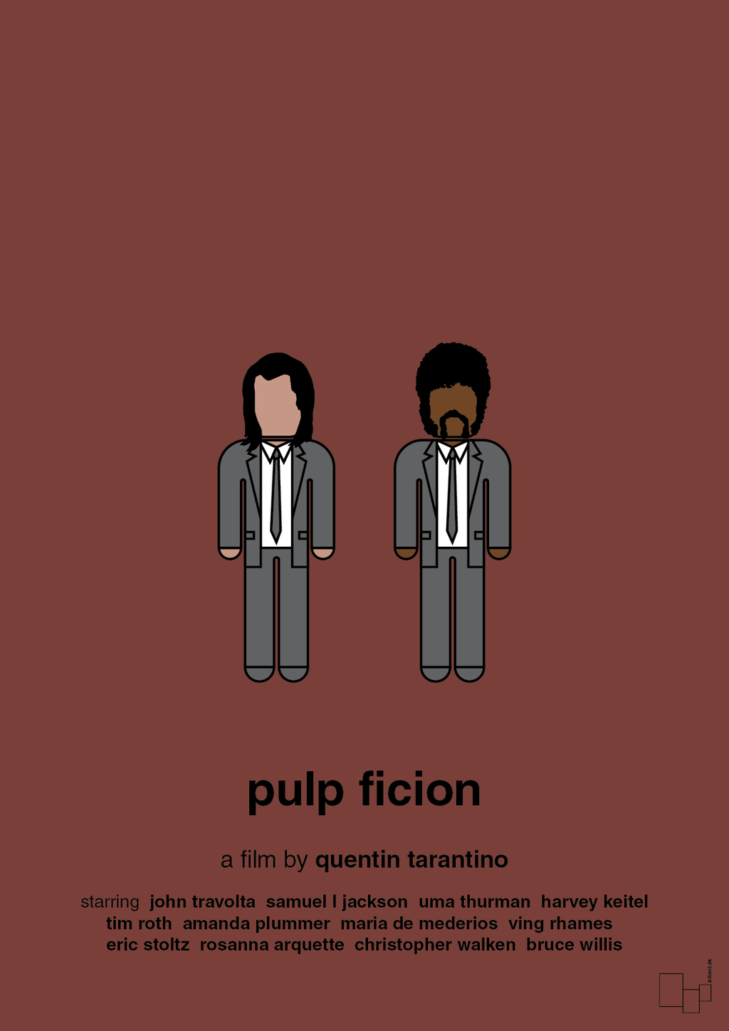 plakat: pulp fiction - red pepper-FIlm-A1two3
