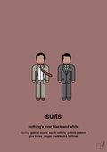 plakat: suits - plum-Serie-A1two3