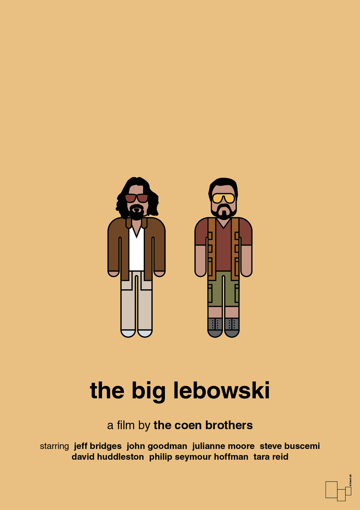 plakat: the big lebowski - charismatic-FIlm-A1two3