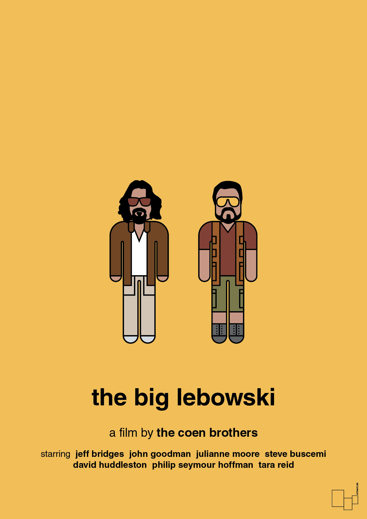plakat: the big lebowski - honeycomb-FIlm-A1two3