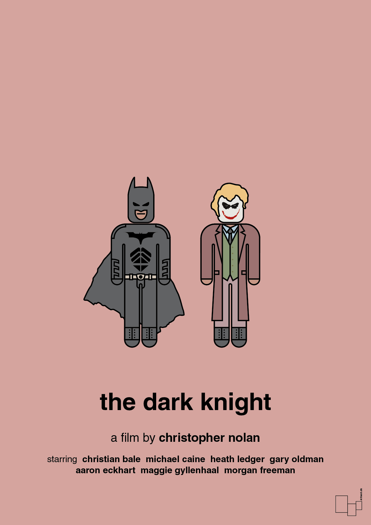 plakat: batman - the dark knight - bubble shell-FIlm-A1two3