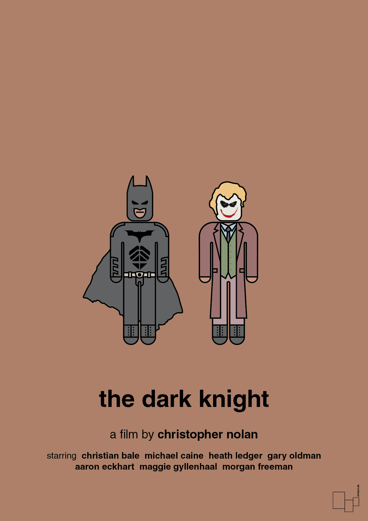 plakat: batman - the dark knight - cider spice-FIlm-A1two3