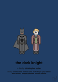 plakat: batman - the dark knight - lapis blue-FIlm-A1two3