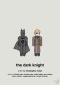 plakat: batman - the dark knight - painters white-FIlm-A1two3