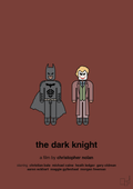 plakat: batman - the dark knight - red pepper-FIlm-A1two3