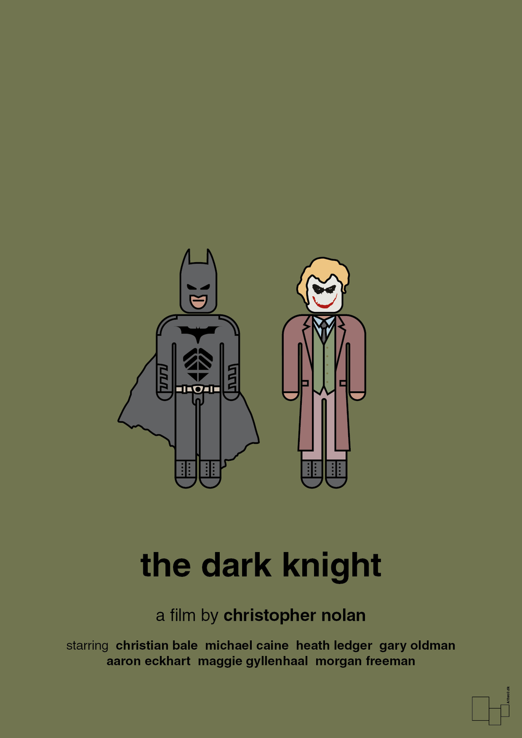 plakat: batman - the dark knight - secret meadow-FIlm-A1two3