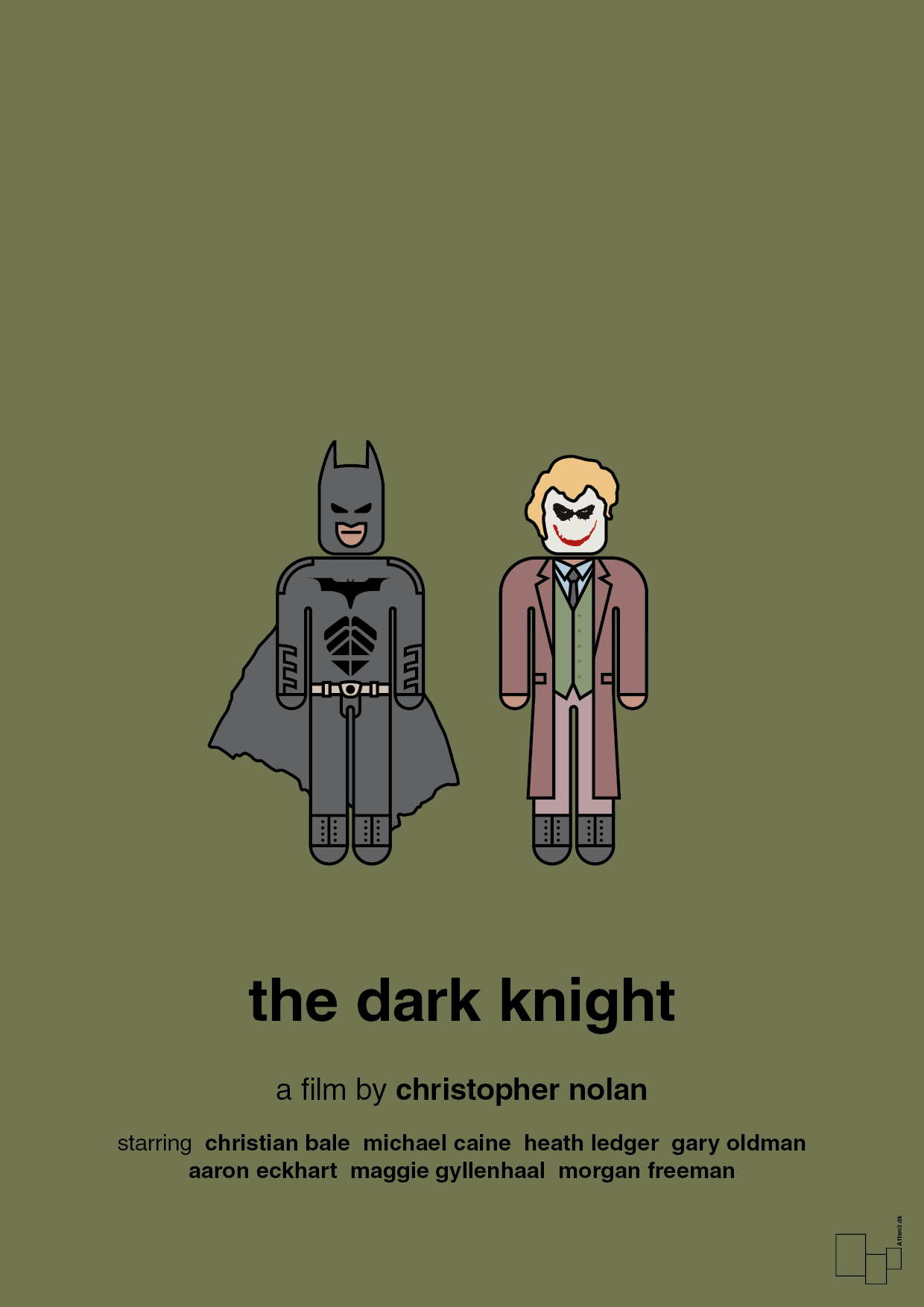 plakat: batman - the dark knight - secret meadow-FIlm-A1two3