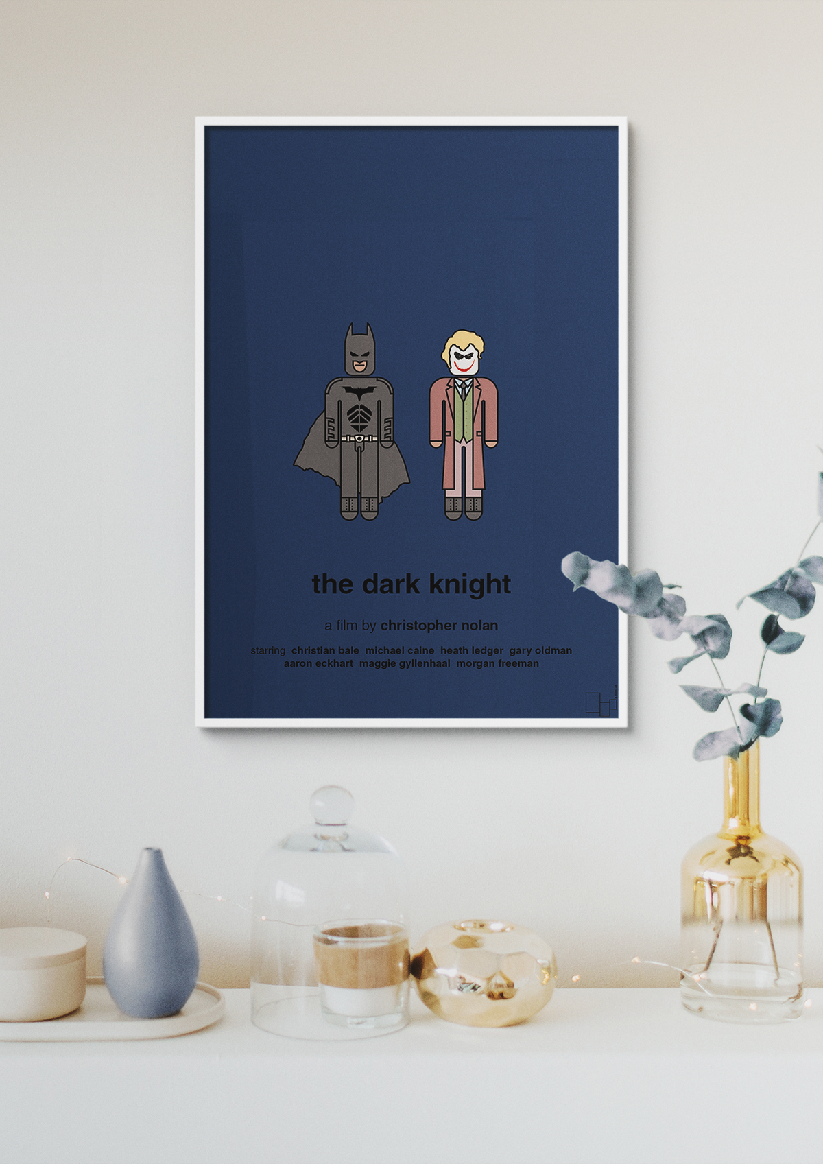 plakat: batman - the dark knight - broken beige-FIlm-A1two3