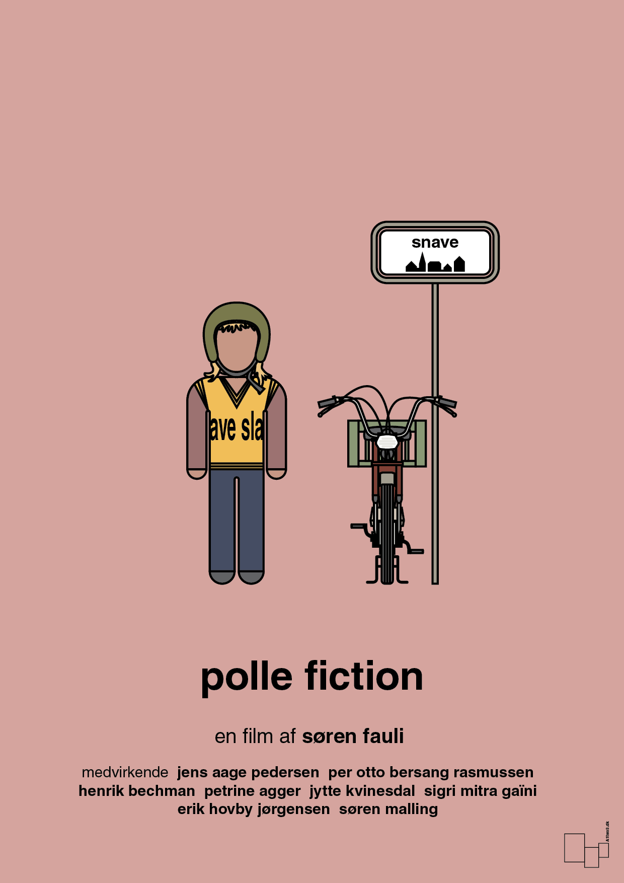 plakat: polle fiction - bubble shell-FIlm-A1two3
