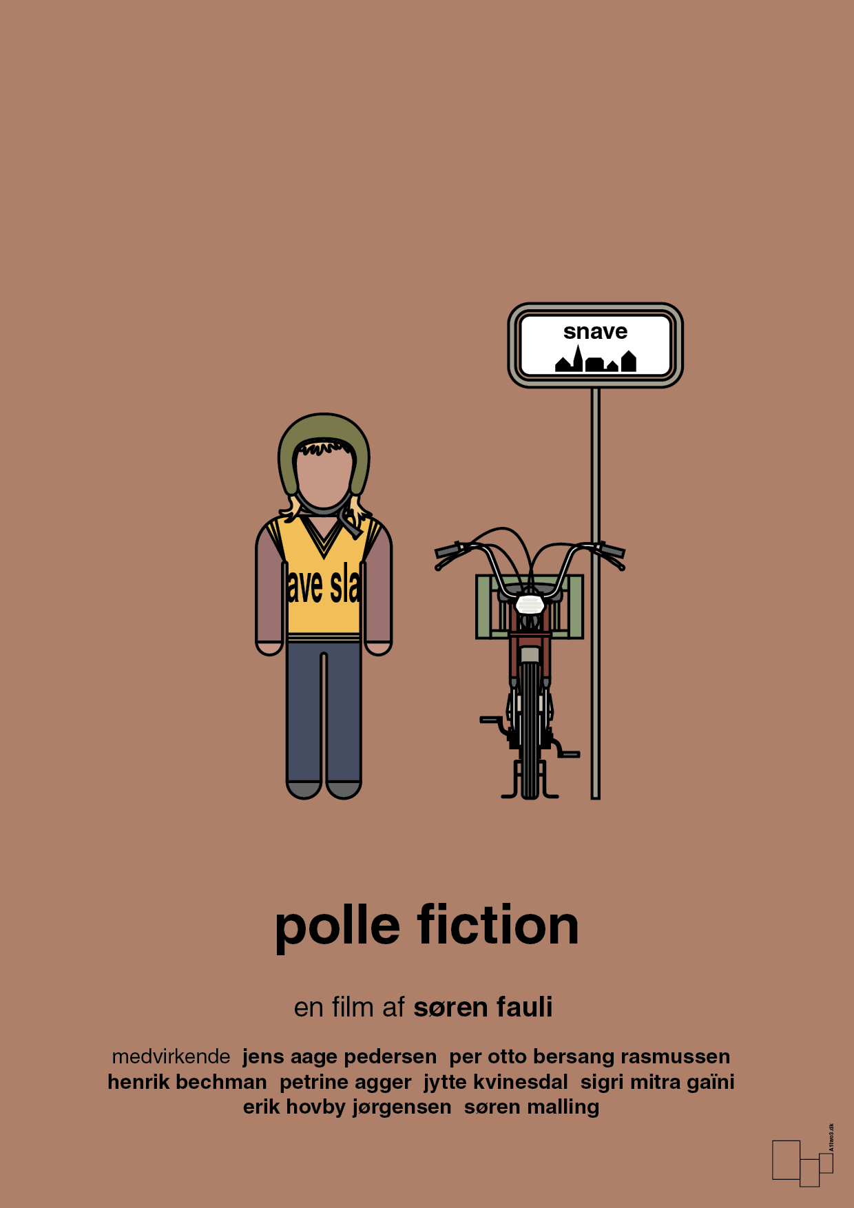 plakat: polle fiction - cider spice-FIlm-A1two3