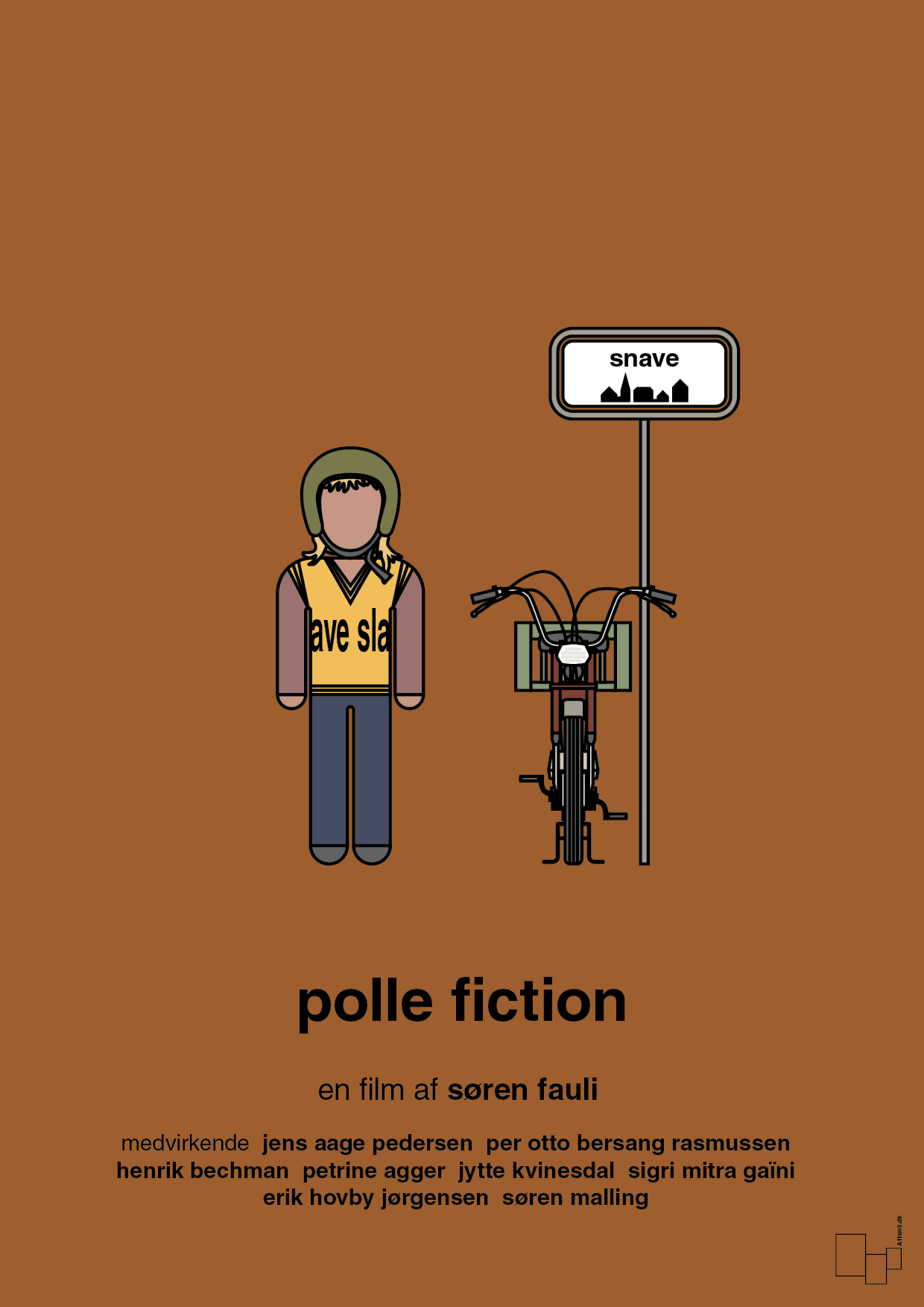 plakat: polle fiction - cognac-FIlm-A1two3