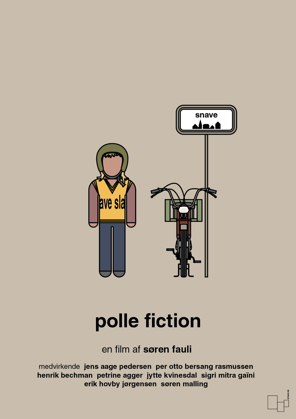 plakat: polle fiction - creamy mushroom-FIlm-A1two3