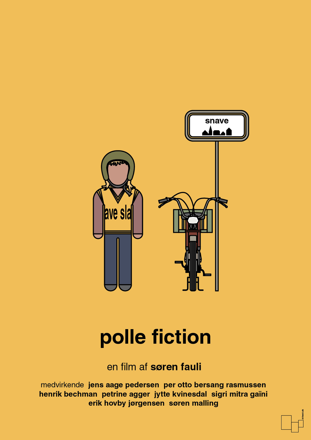 plakat: polle fiction - honeycomb-FIlm-A1two3