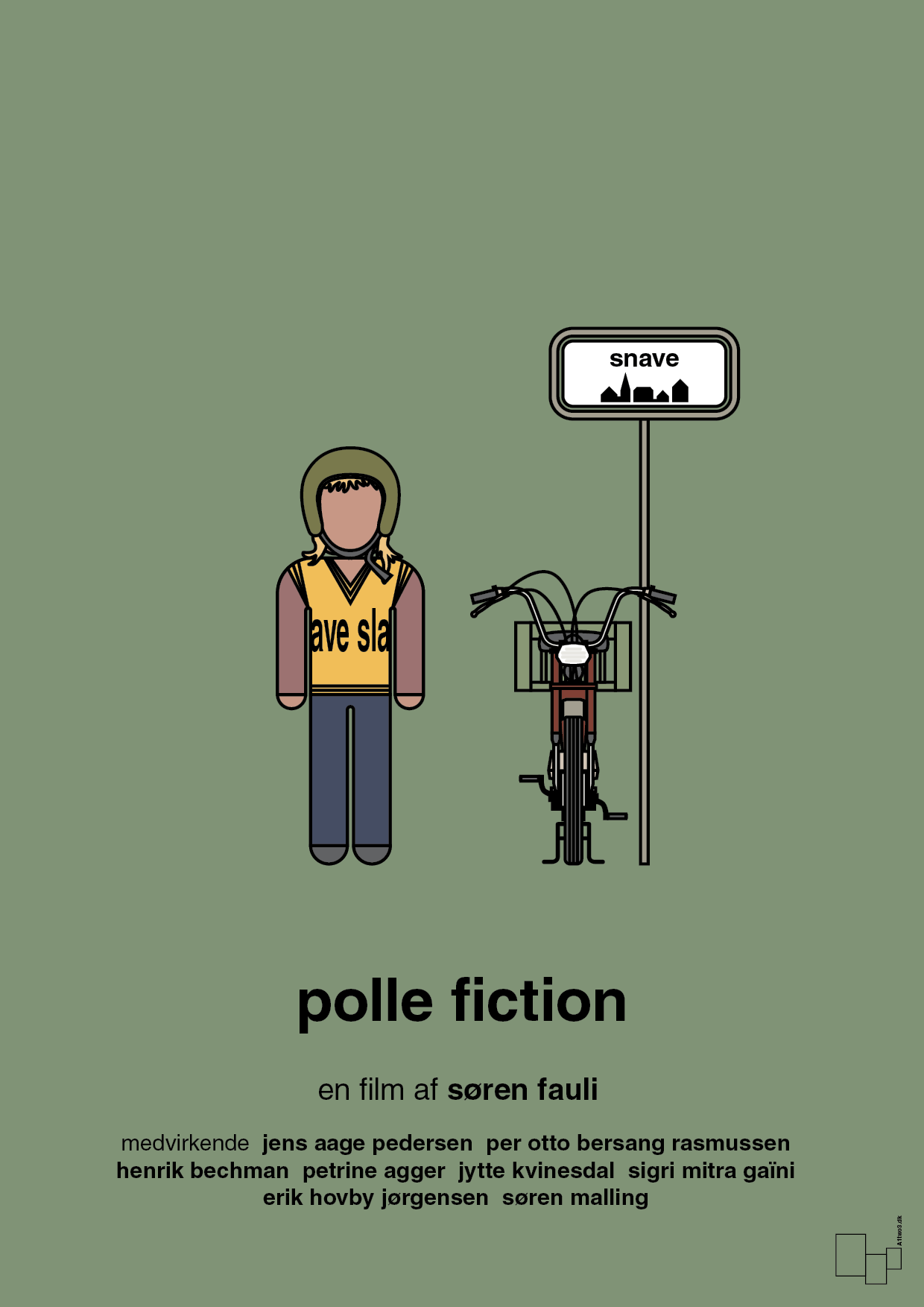 plakat: polle fiction - jade-FIlm-A1two3