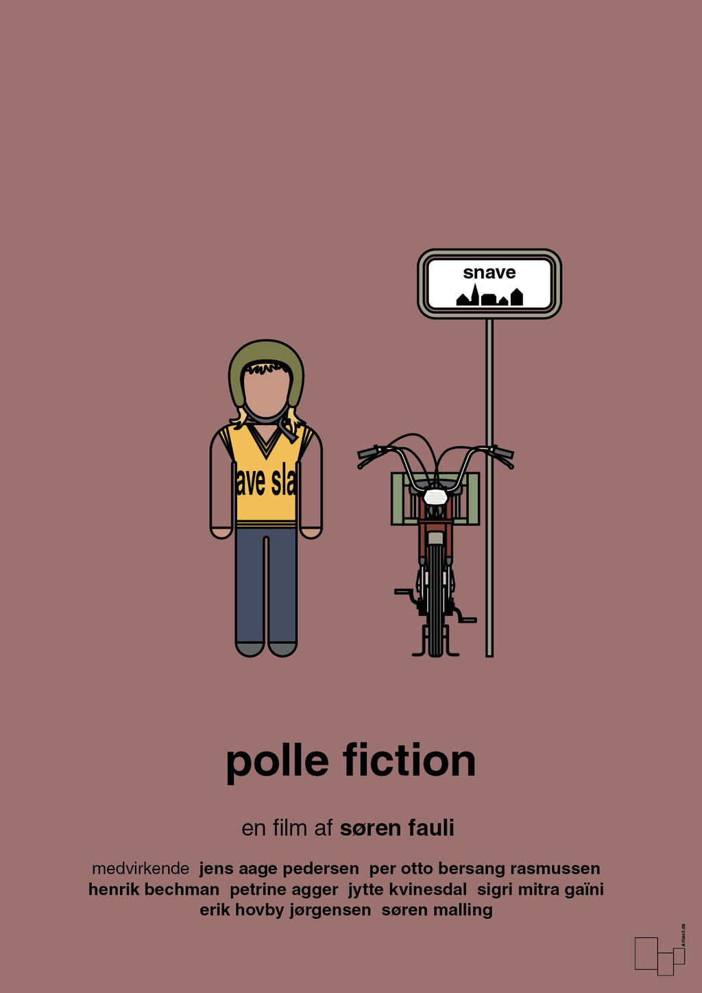 plakat: polle fiction - plum-FIlm-A1two3