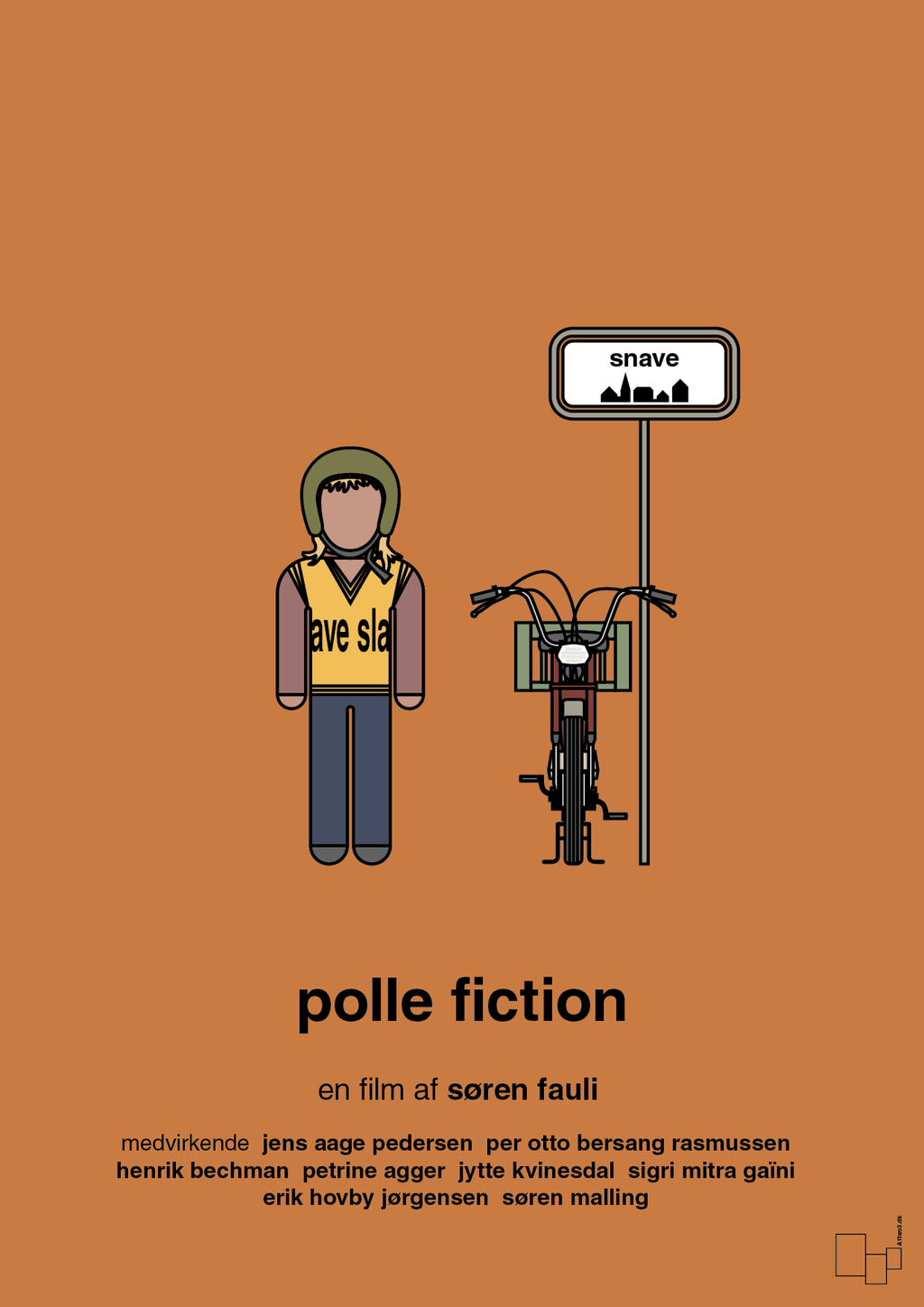 plakat: polle fiction - rumba orange-FIlm-A1two3