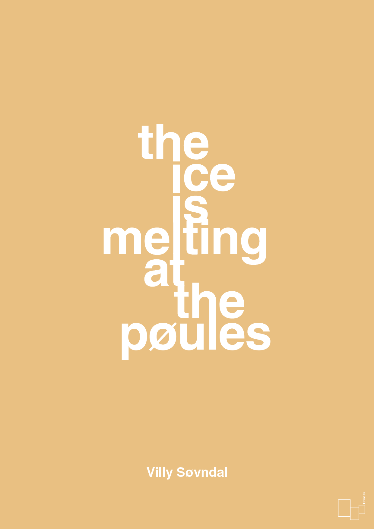 the ice is melting at the pøules - Plakat med Citater i Charismatic