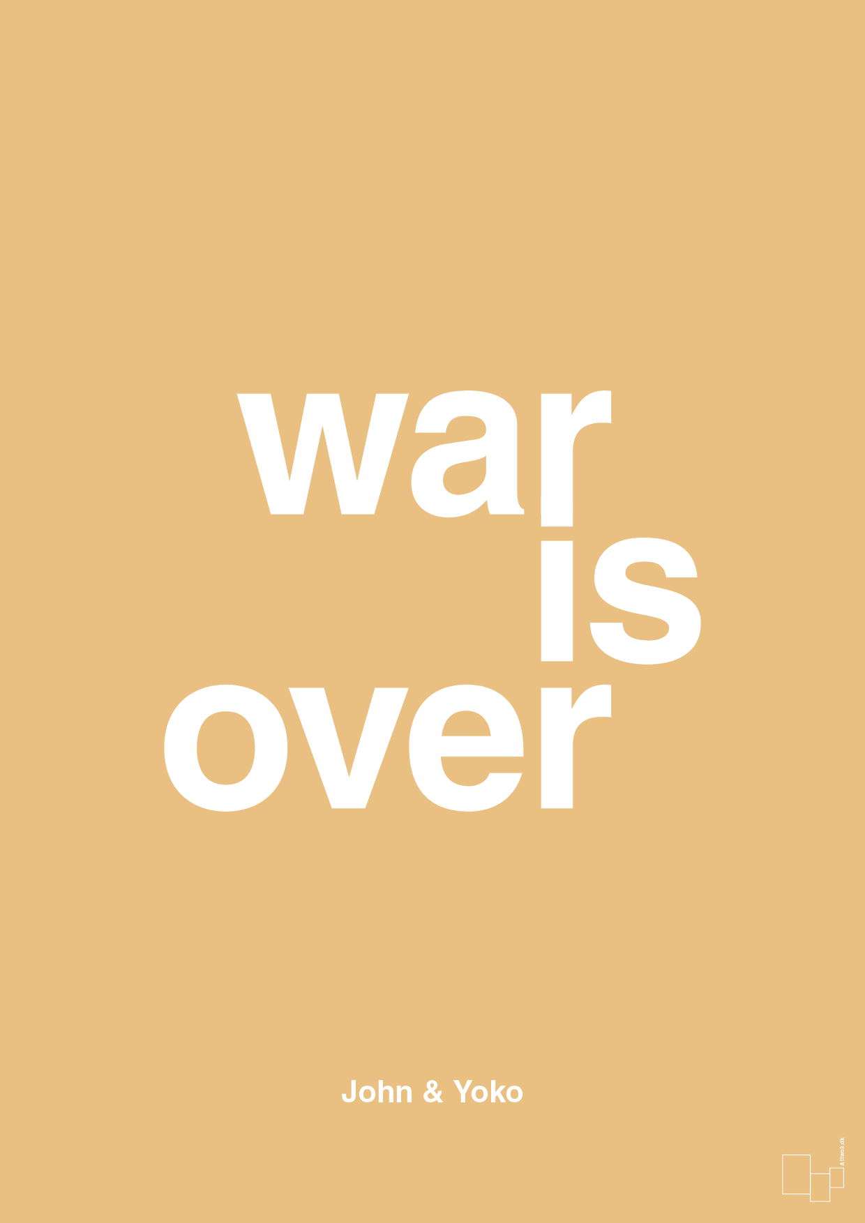 war is over - Plakat med Citater i Charismatic