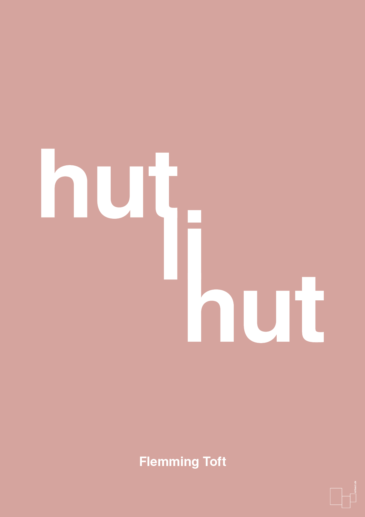 hutlihut - Plakat med Citater i Bubble Shell