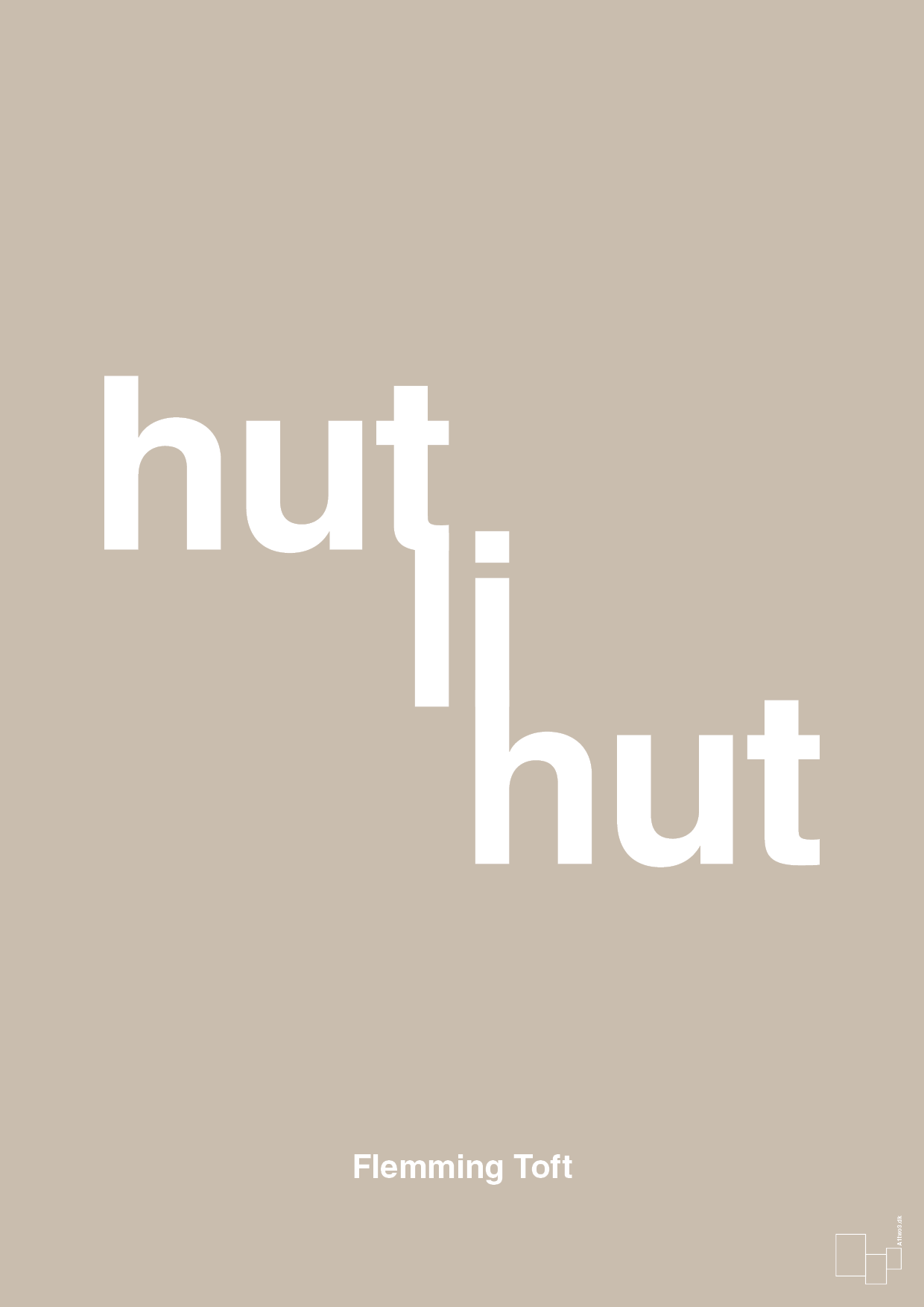 hutlihut - Plakat med Citater i Creamy Mushroom