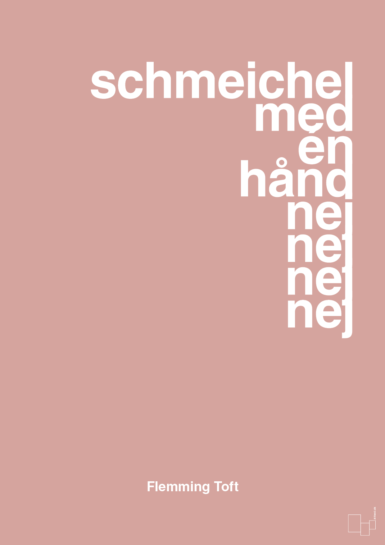 schmeichel med én hånd nej nej nej nej - Plakat med Citater i Bubble Shell