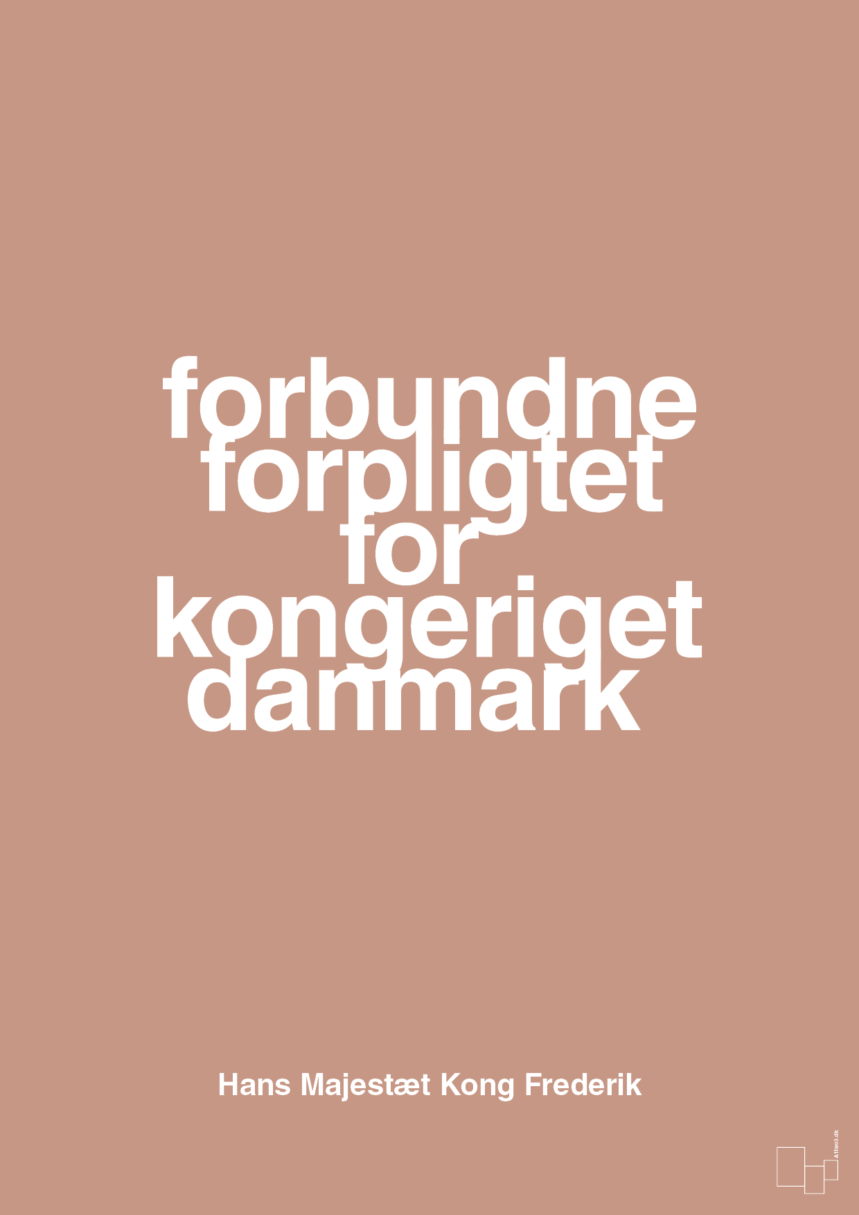 plakat: forbundne forpligtet for kongeriget danmark