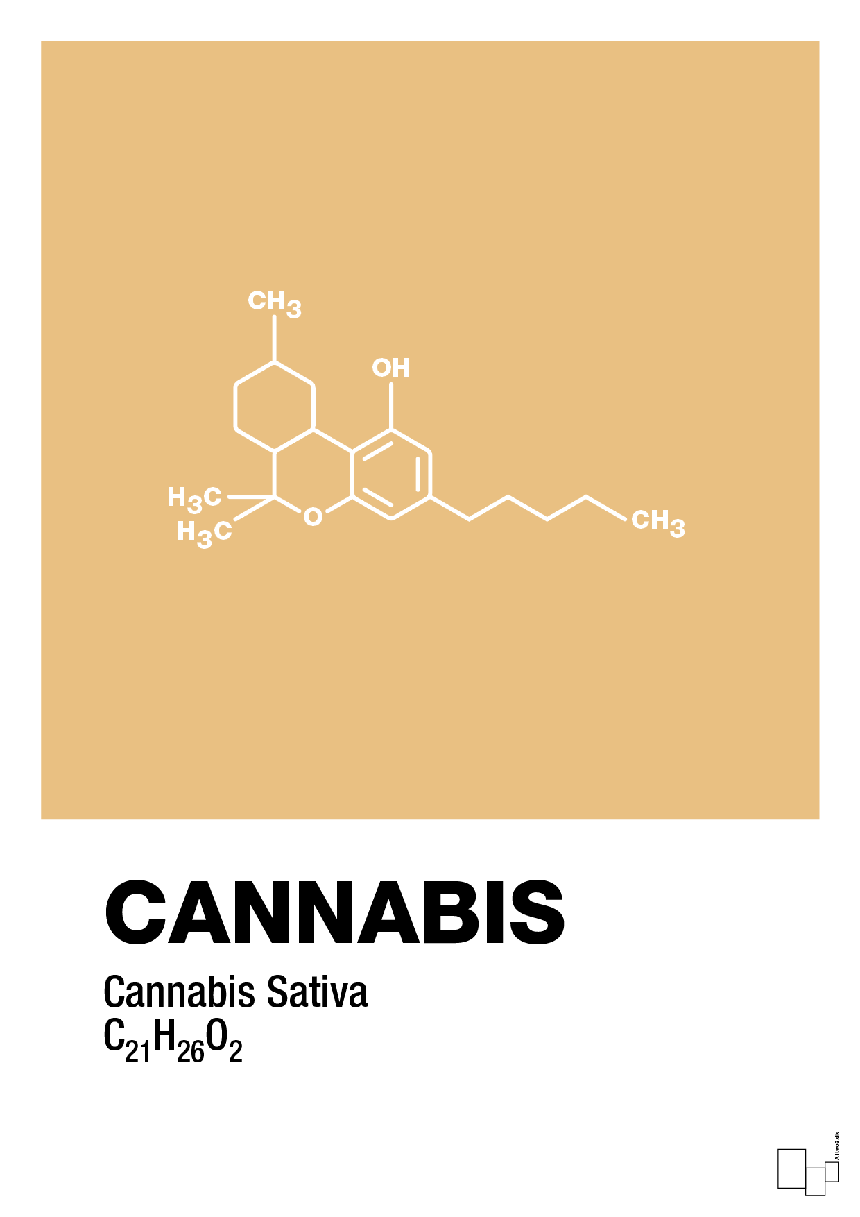 cannabis - Plakat med Videnskab i Charismatic