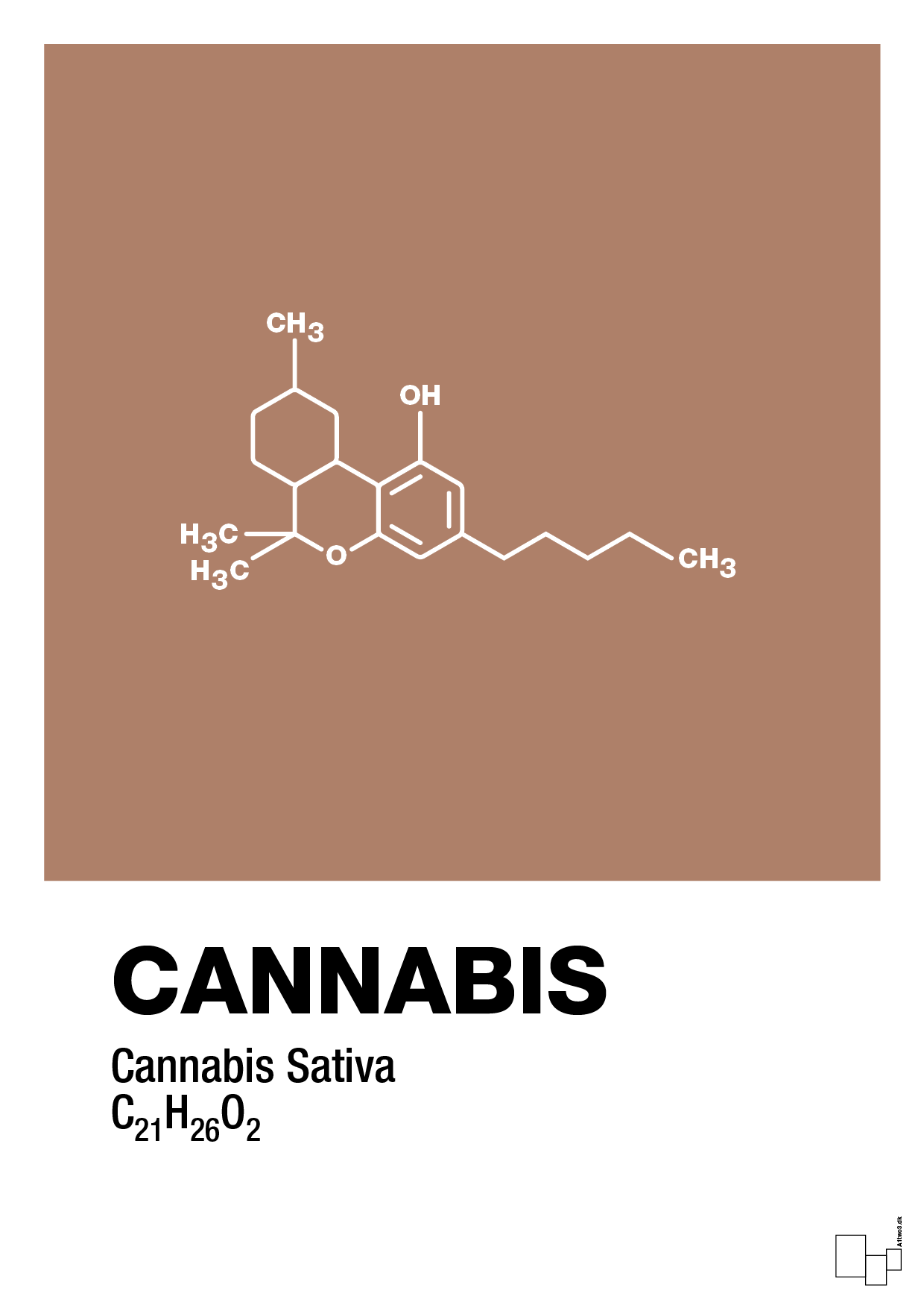 cannabis - Plakat med Videnskab i Cider Spice