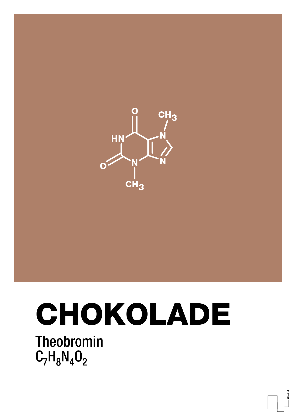 chokolade - Plakat med Videnskab i Cider Spice