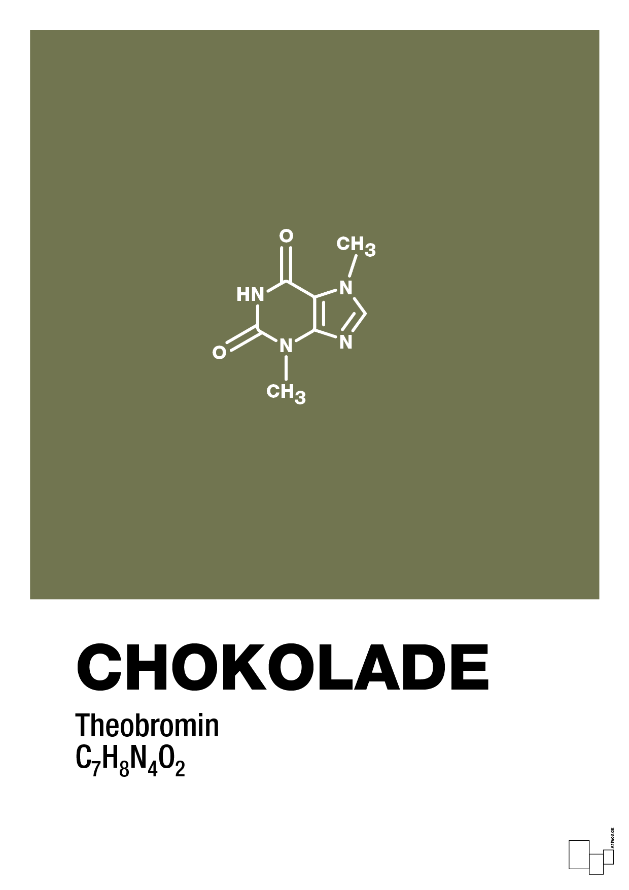 chokolade - Plakat med Videnskab i Secret Meadow