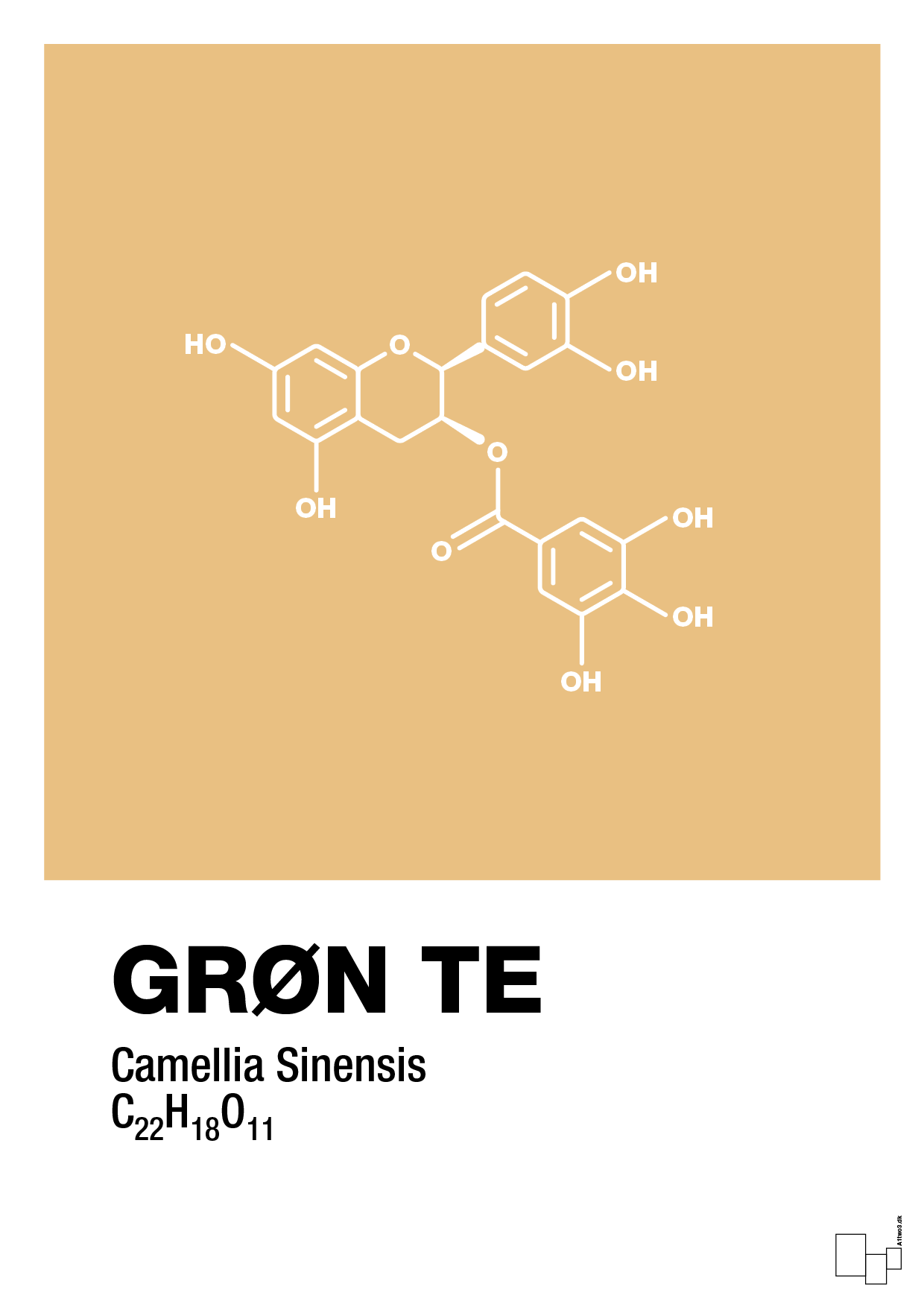 grøn te - Plakat med Videnskab i Charismatic