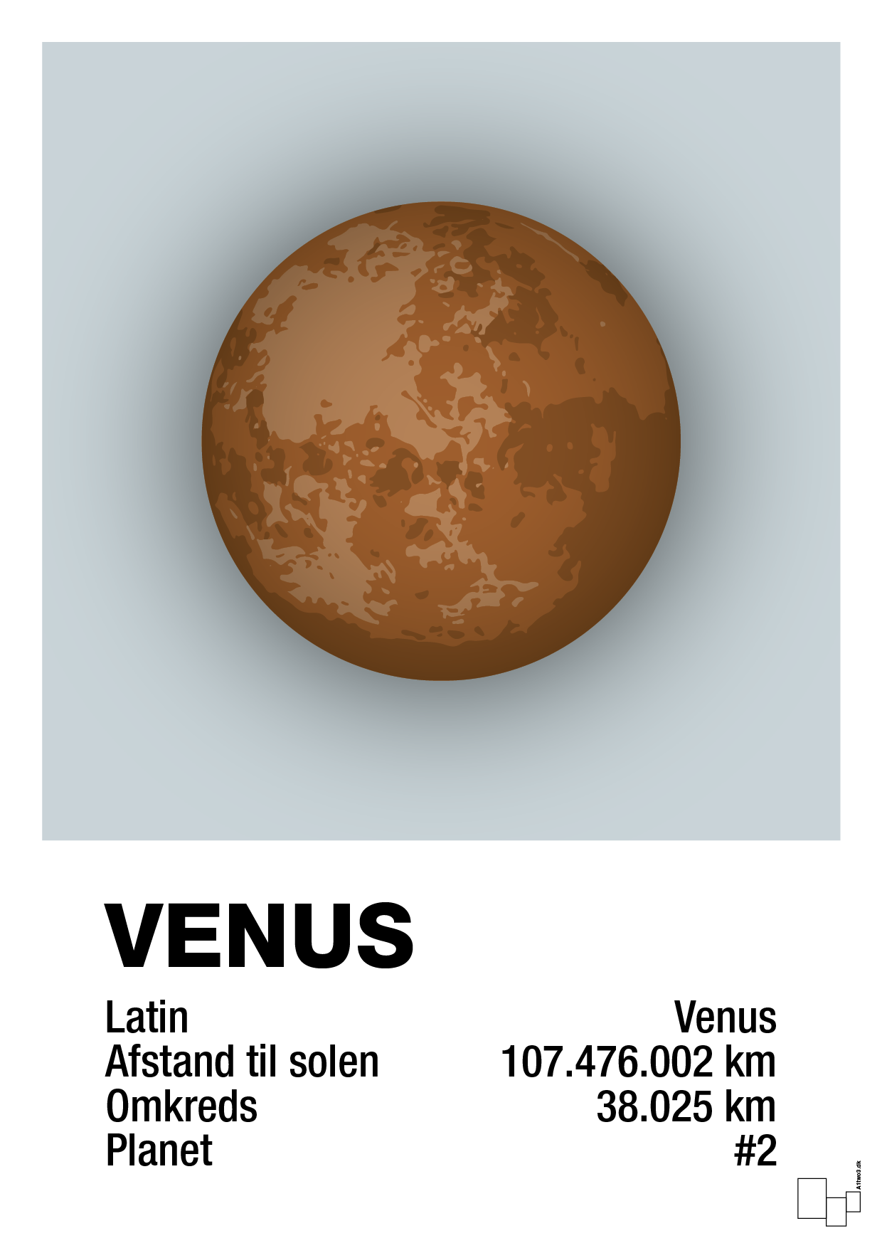 venus - Plakat med Videnskab i Light Drizzle