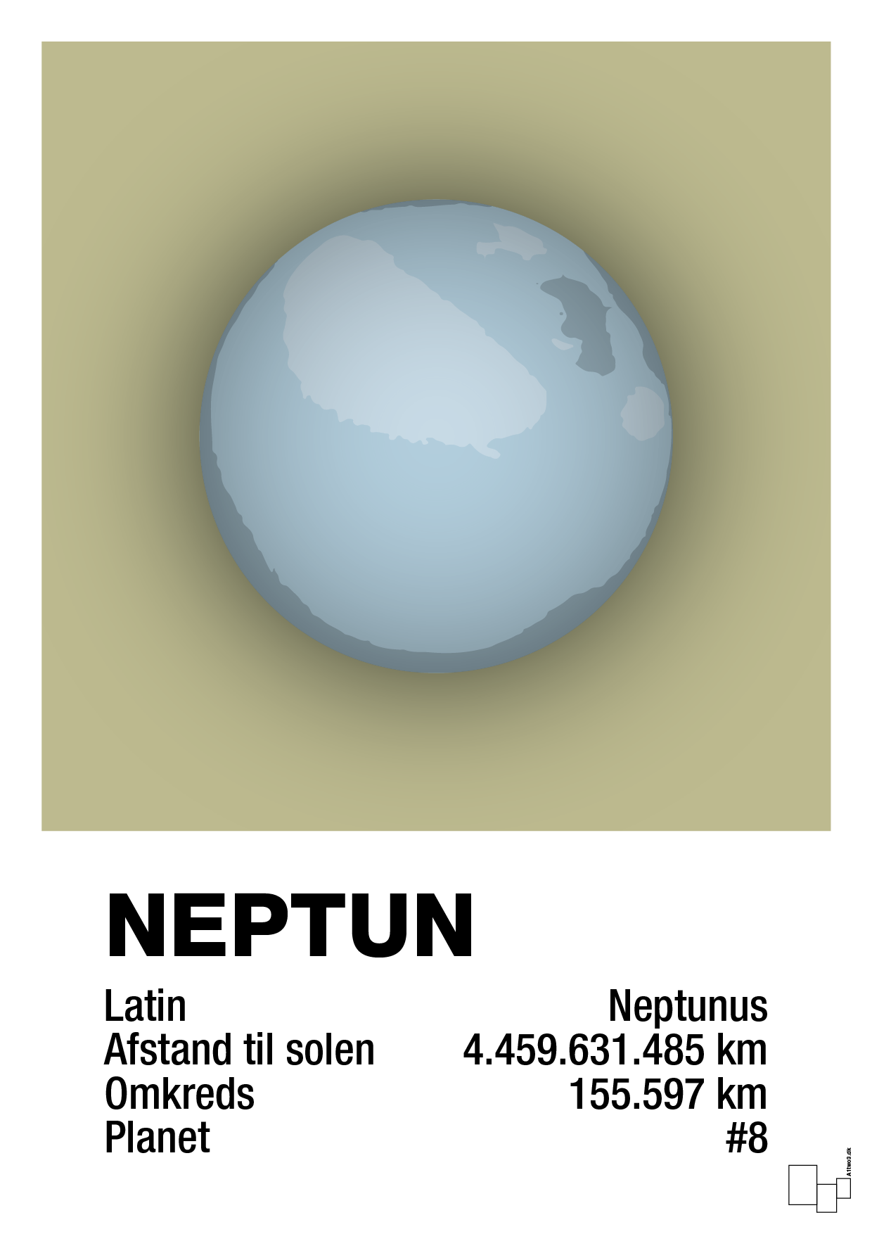 neptun - Plakat med Videnskab i Back to Nature
