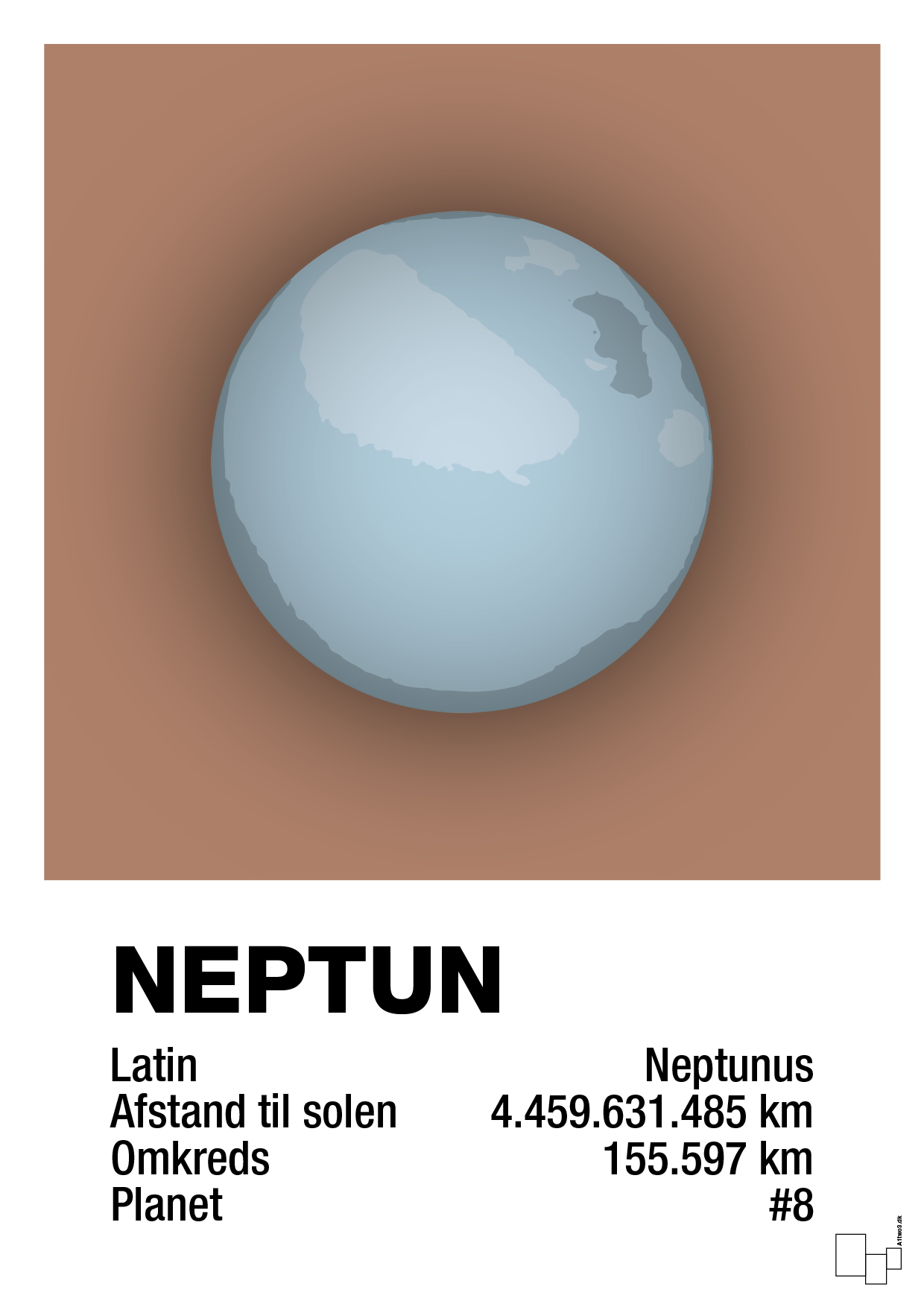 neptun - Plakat med Videnskab i Cider Spice