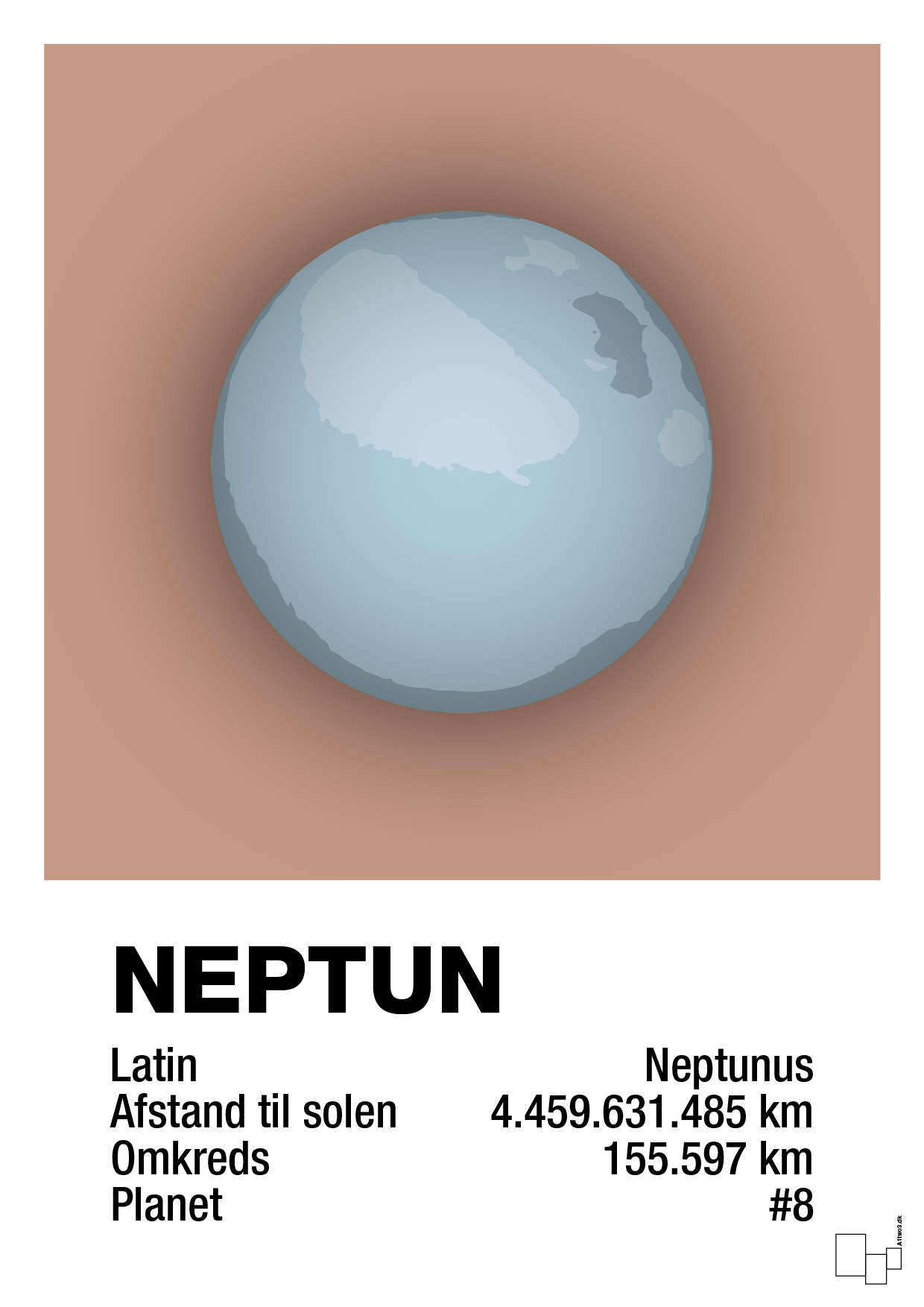 neptun - Plakat med Videnskab i Powder