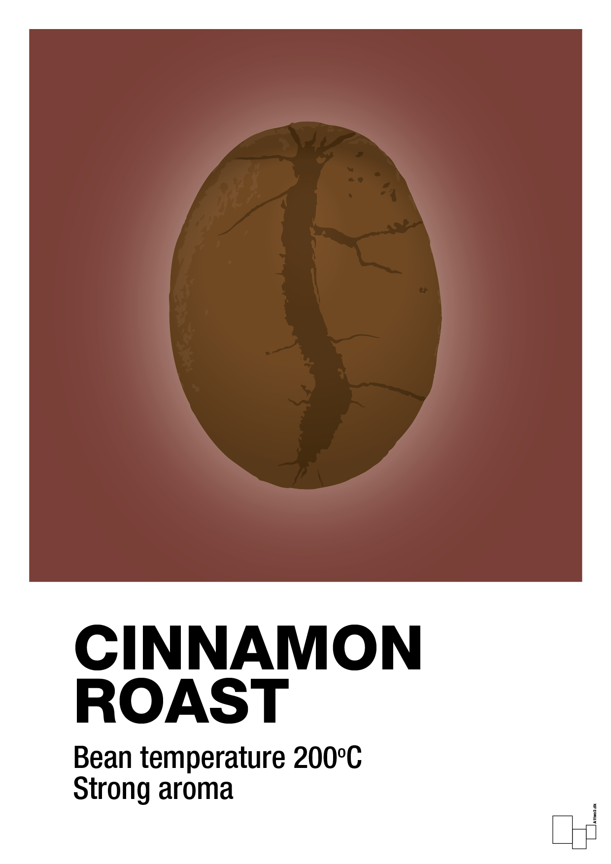 cinnamom roast - Plakat med Mad & Drikke i Red Pepper
