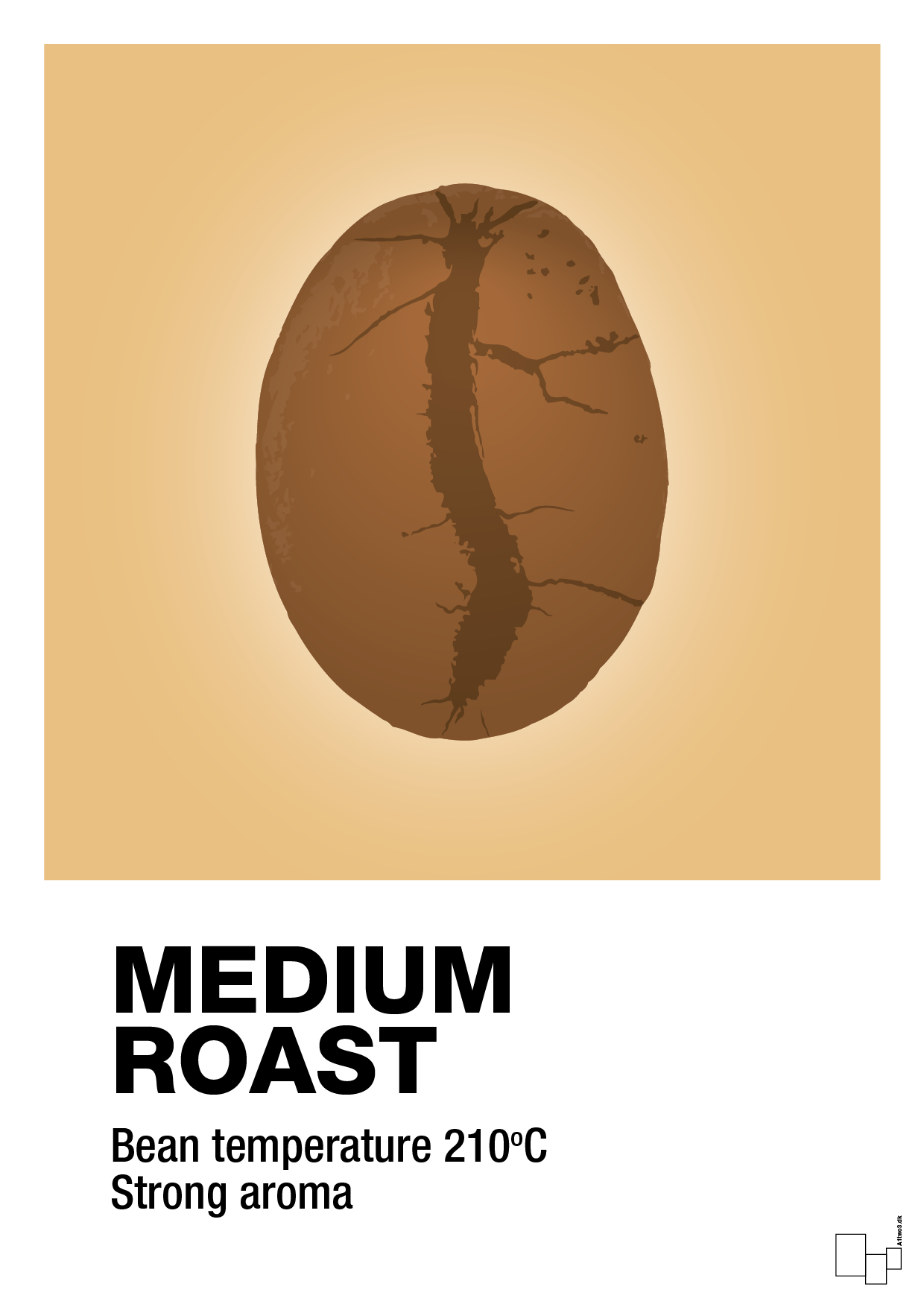 medium roast - Plakat med Mad & Drikke i Charismatic