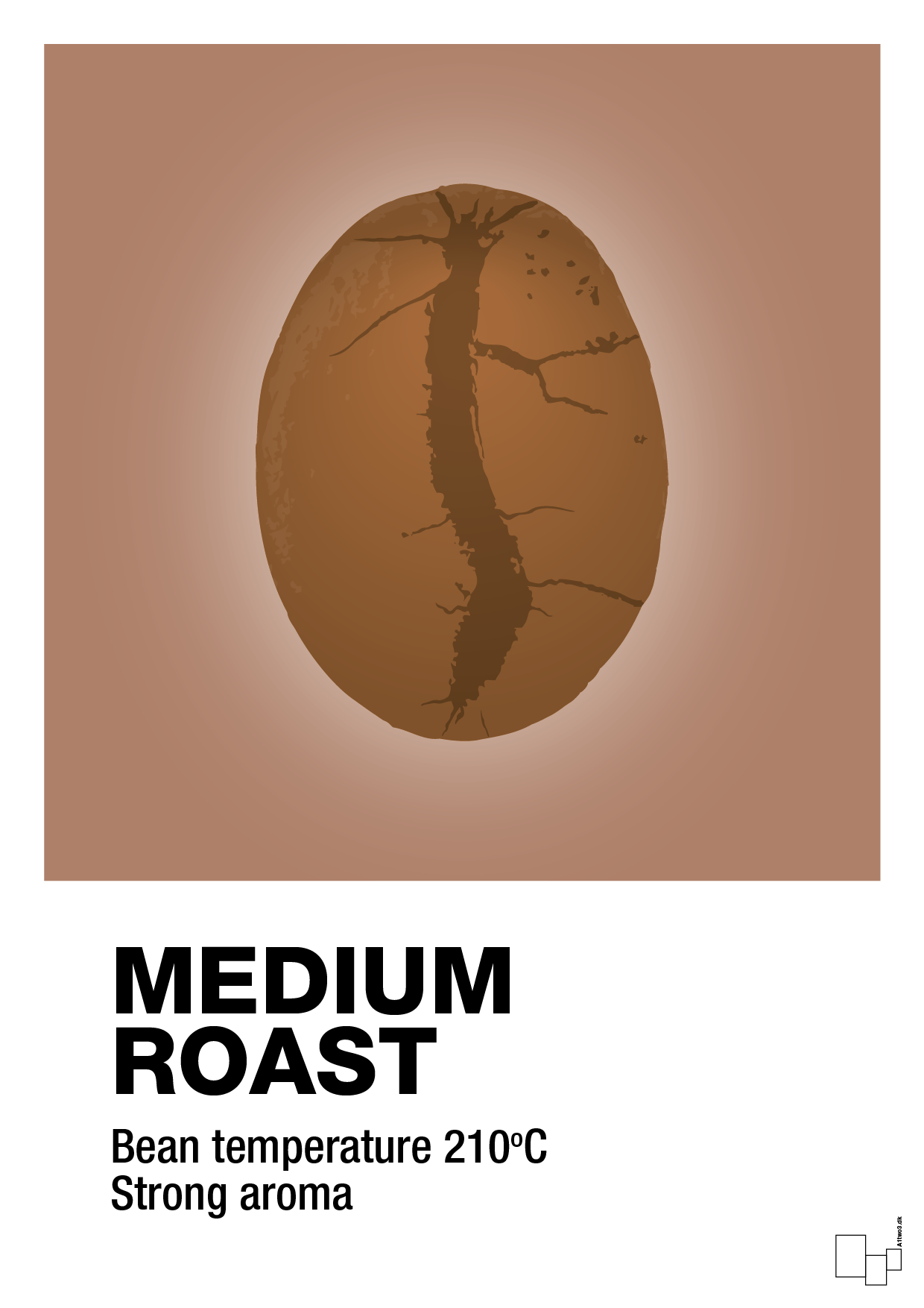 medium roast - Plakat med Mad & Drikke i Cider Spice