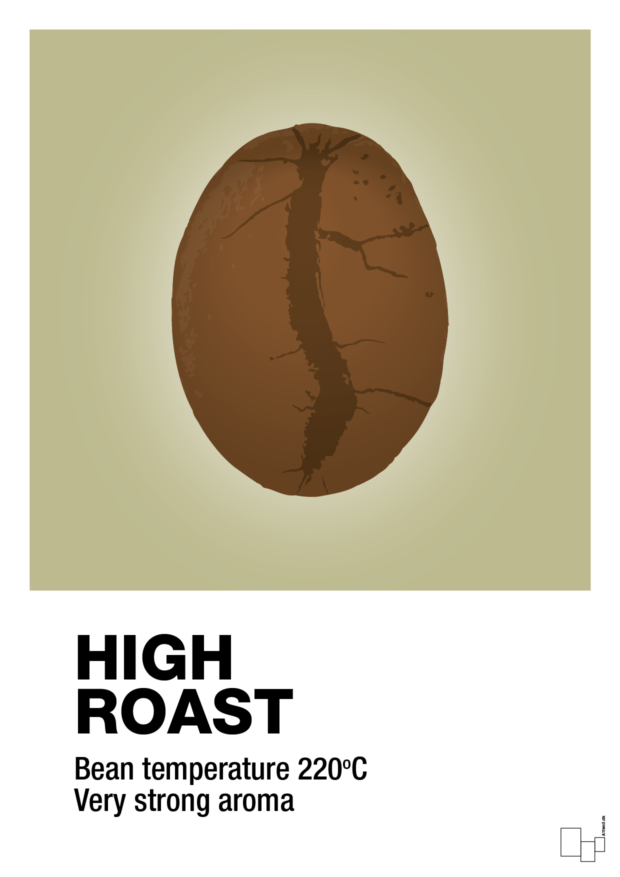high roast - Plakat med Mad & Drikke i Back to Nature