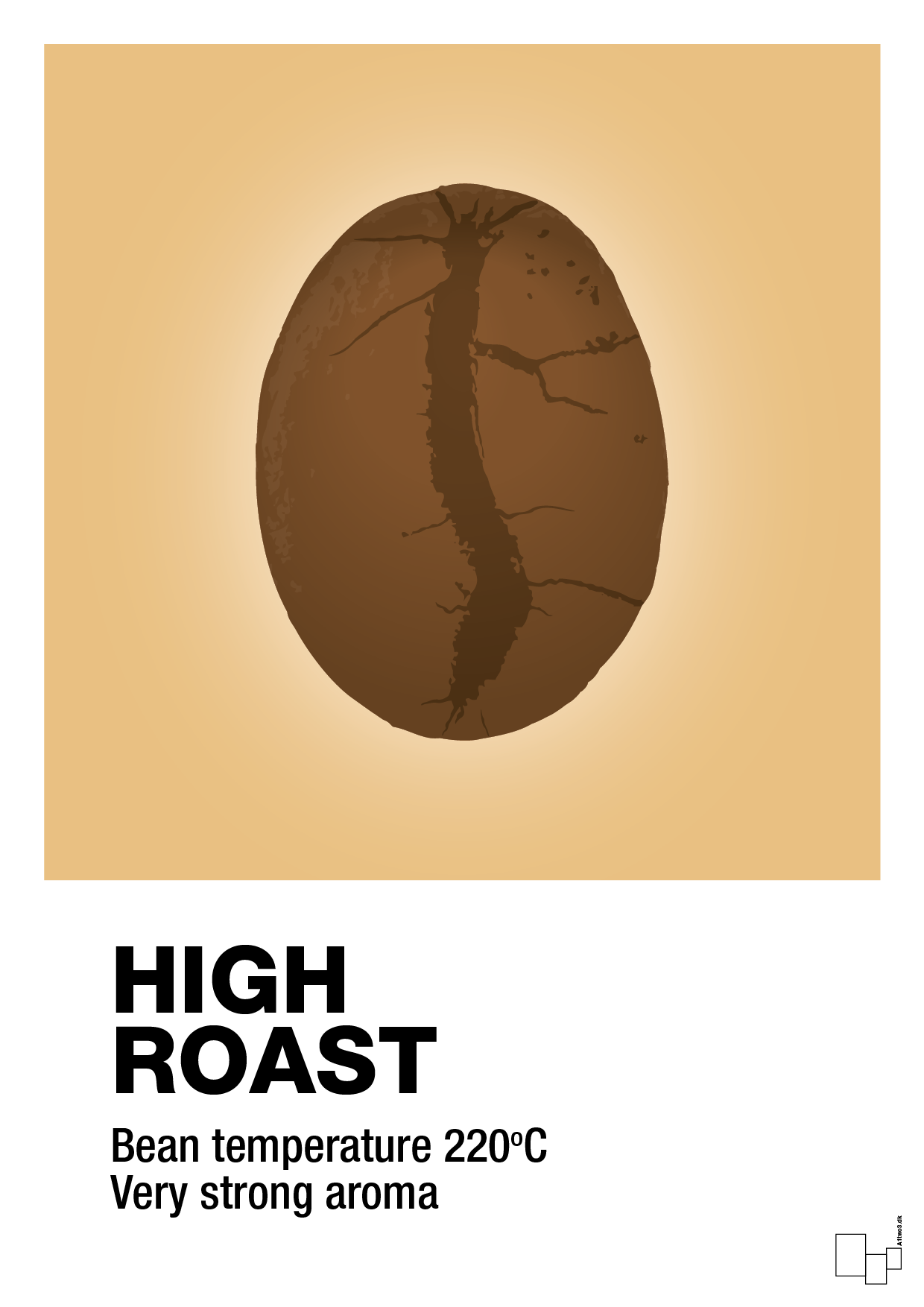 high roast - Plakat med Mad & Drikke i Charismatic